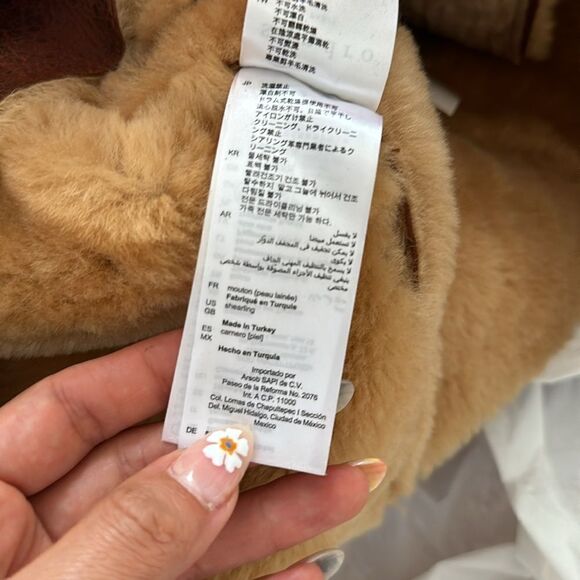 Sandro Zinal Shearling Biker Jacket - Picture 12 of 14